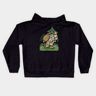 John Bauer's Troll Beauty of Scandinavian Folklore Kids Hoodie